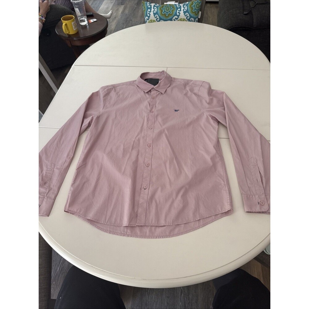 ESP Men’s Blush Long Sleeve 100% Cotton Shirt XL